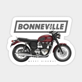 Triumph Bonneville T120 17 red, sl Sticker